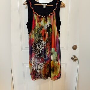 Joseph Ribkoff Multicolor Sleeveless dress made in Canada size 10